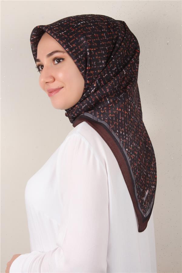 Nirvana Soft Eşarp 3347-15 Acı Kahve