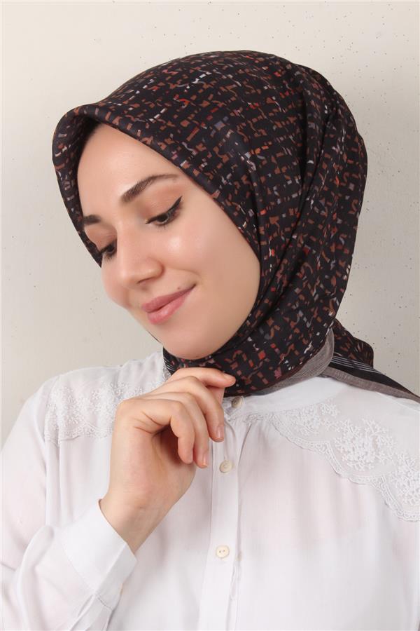 Nirvana Soft Eşarp 3347-15 Acı Kahve