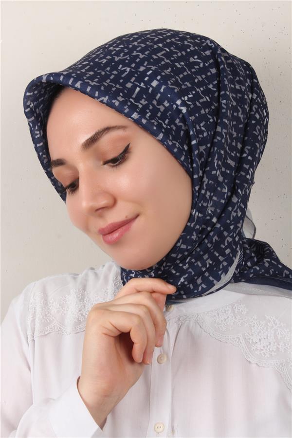 Nirvana Soft Eşarp 3347-4 Lacivert