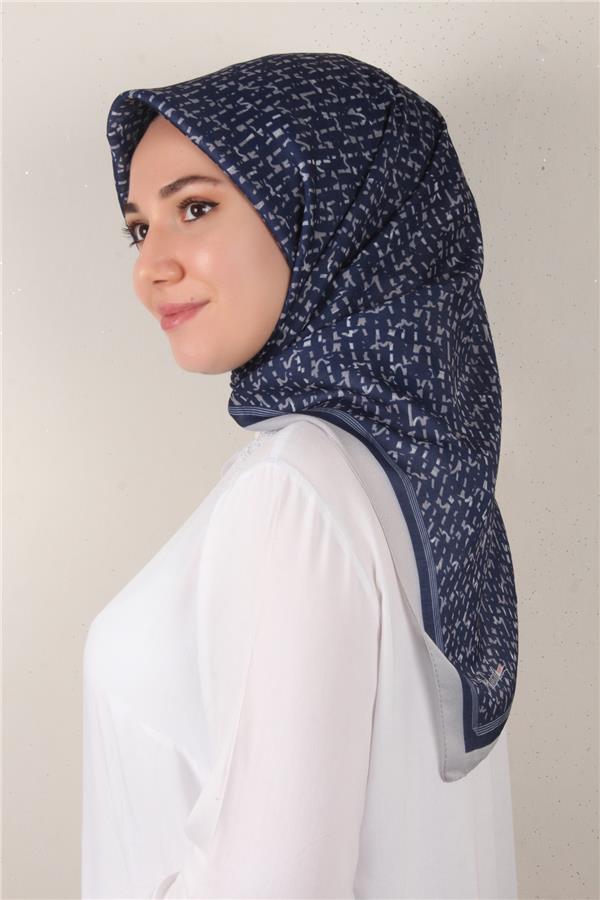 Nirvana Soft Eşarp 3347-4 Lacivert