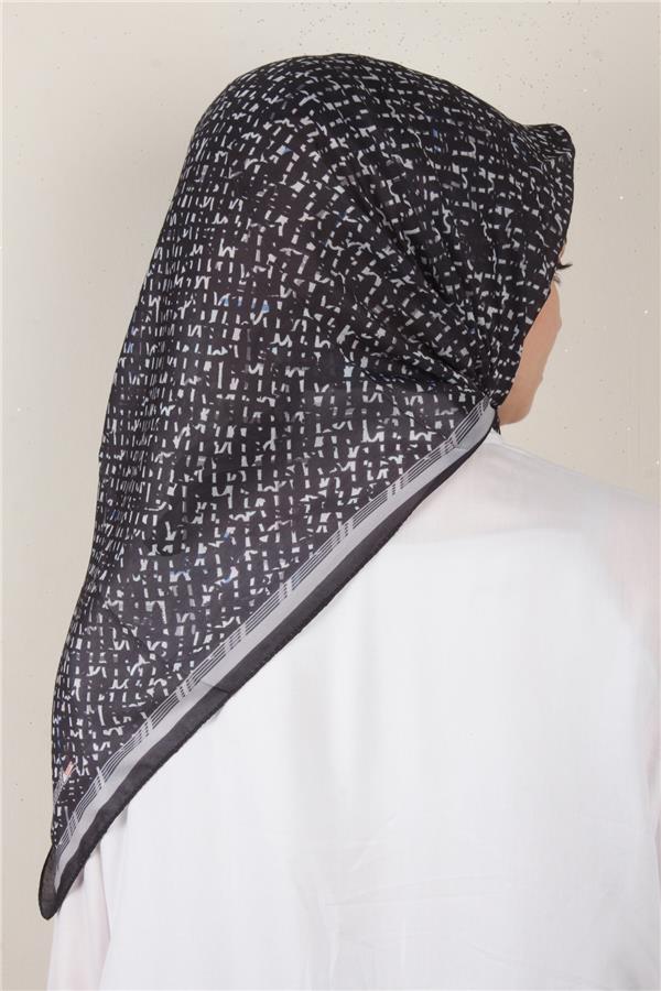 Nirvana Soft Eşarp 3347-8 Siyah