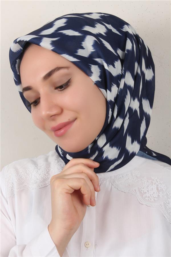 Nirvana Soft Eşarp 3348-20 Lacivert