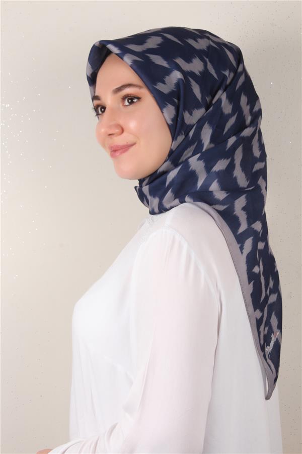 Nirvana Soft Eşarp 3348-4 Lacivert