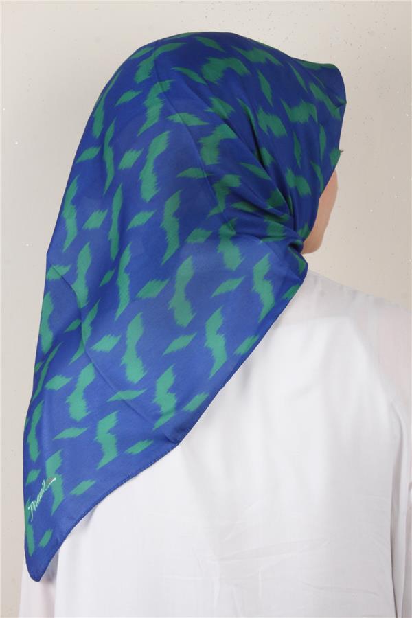 Nirvana Soft Eşarp 3348-6 Saks Mavisi