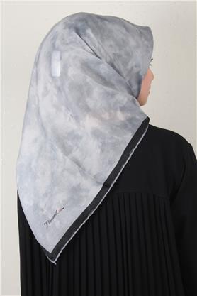 Nirvana Soft Eşarp 8087-1 Gümüş