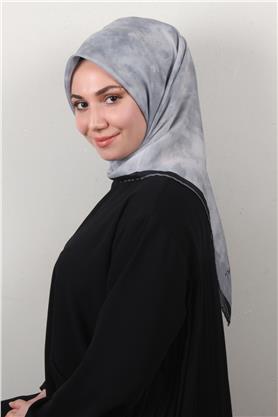 Nirvana Soft Eşarp 8087-1 Gümüş