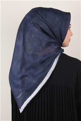 Nirvana Soft Eşarp 8087-16 Lacivert