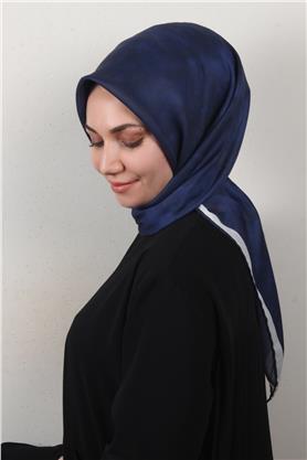 Nirvana Soft Eşarp 8087-21 Parlament Mavi