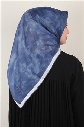 Nirvana Soft Eşarp 8087-7 İndigo