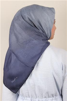 Nirvana Soft Eşarp 8091-2 Lacivert