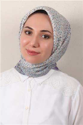 Nirvana Soft Eşarp 8092-4 Gri-Mor