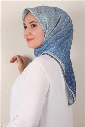 Nirvana Soft Eşarp 8092-6 İndigo