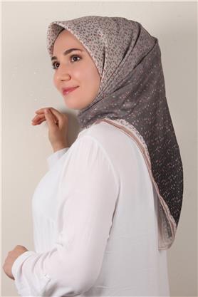 Nirvana Soft Eşarp 8092-9 Füme-Sütlü Kahve