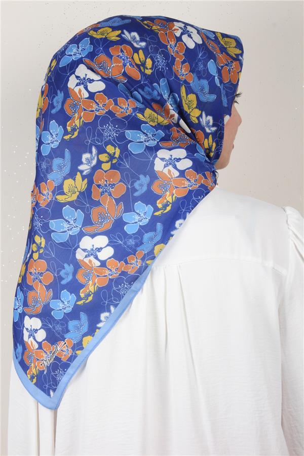 Nirvana Soft Eşarp 8093-12 Mavi-Bebe Mavisi