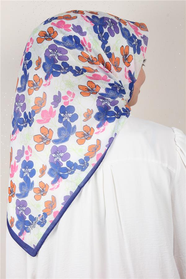 Nirvana Soft Eşarp 8093-13 Mavi