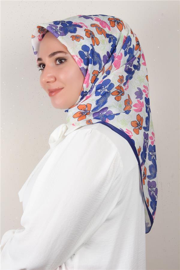 Nirvana Soft Eşarp 8093-13 Mavi