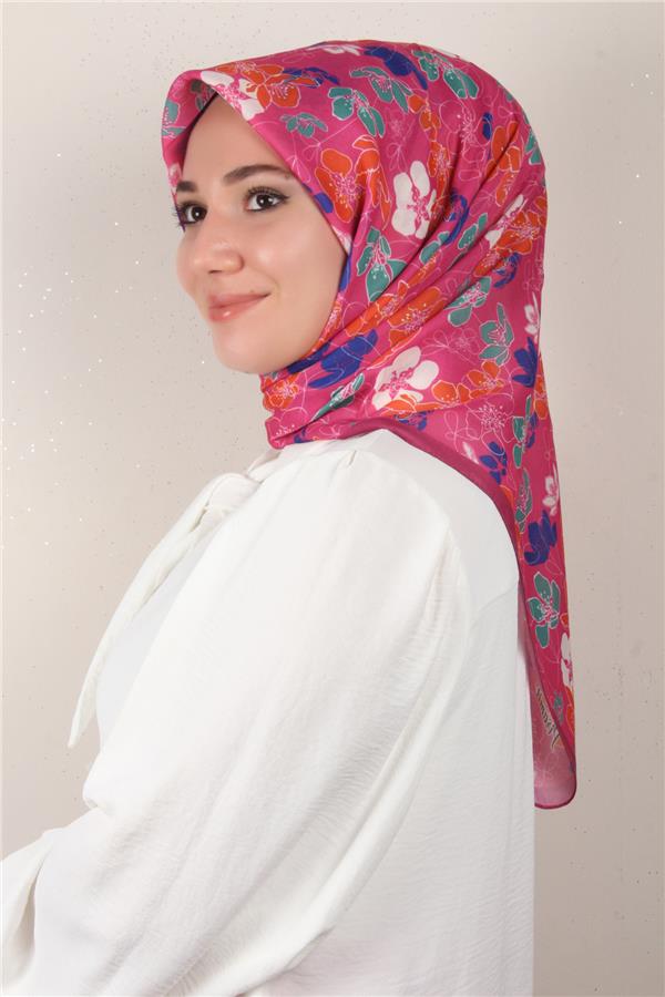 Nirvana Soft Eşarp 8093-14 Fuşya