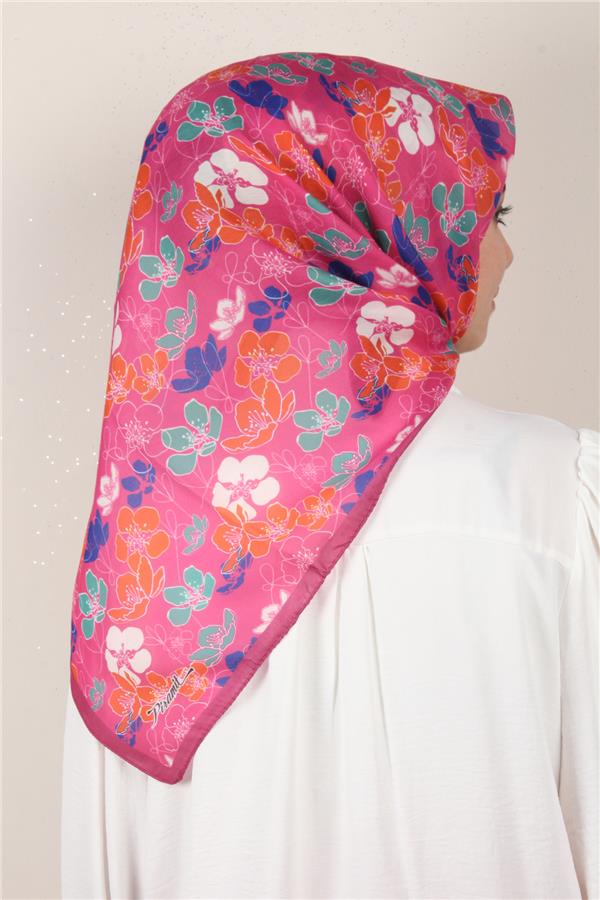 Nirvana Soft Eşarp 8093-14 Fuşya