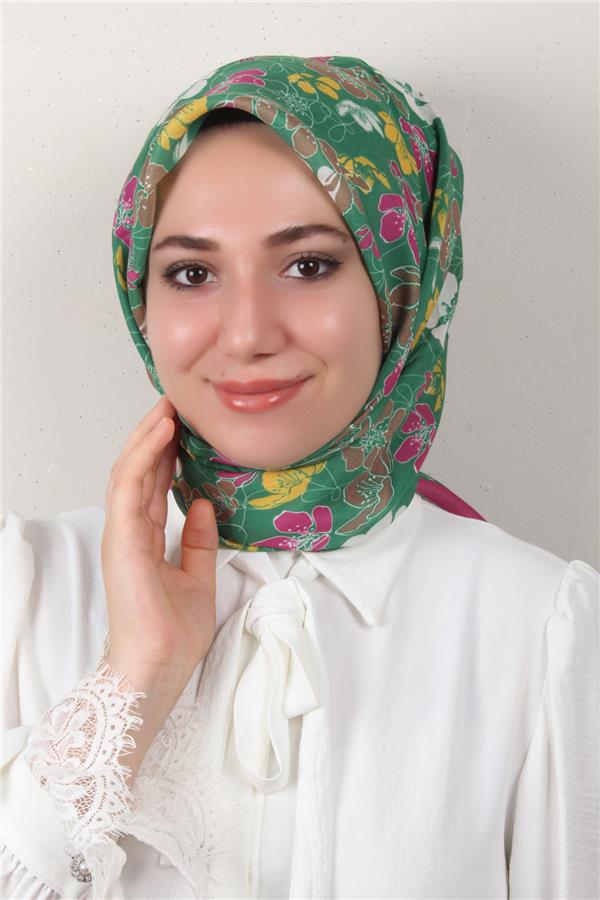 Nirvana Soft Eşarp 8093-2 Benetton-Fuşya