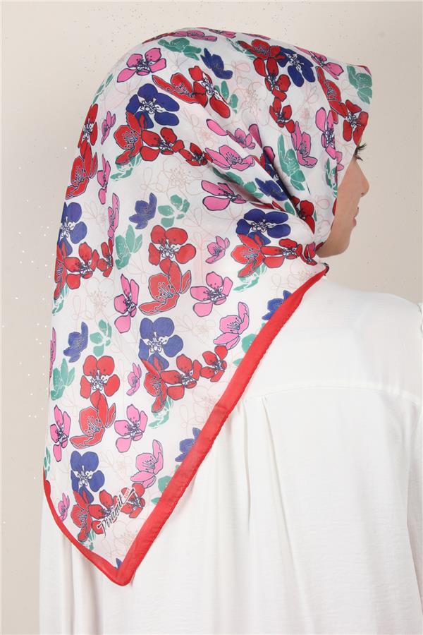 Nirvana Soft Eşarp 8093-3 Kırmızı