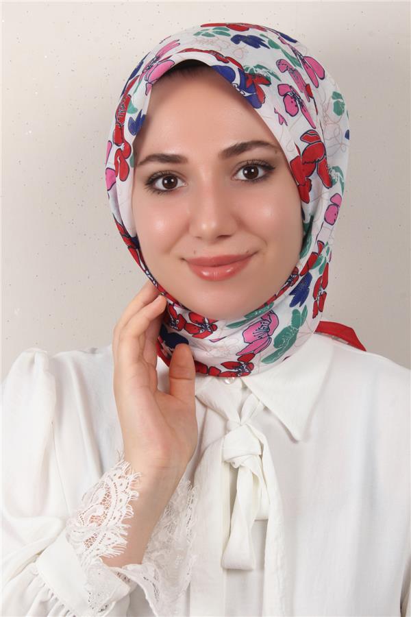 Nirvana Soft Eşarp 8093-3 Kırmızı