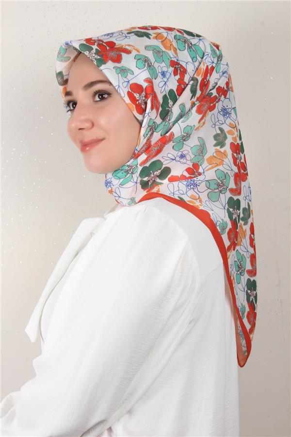 Nirvana Soft Eşarp 8093-5 Turuncu