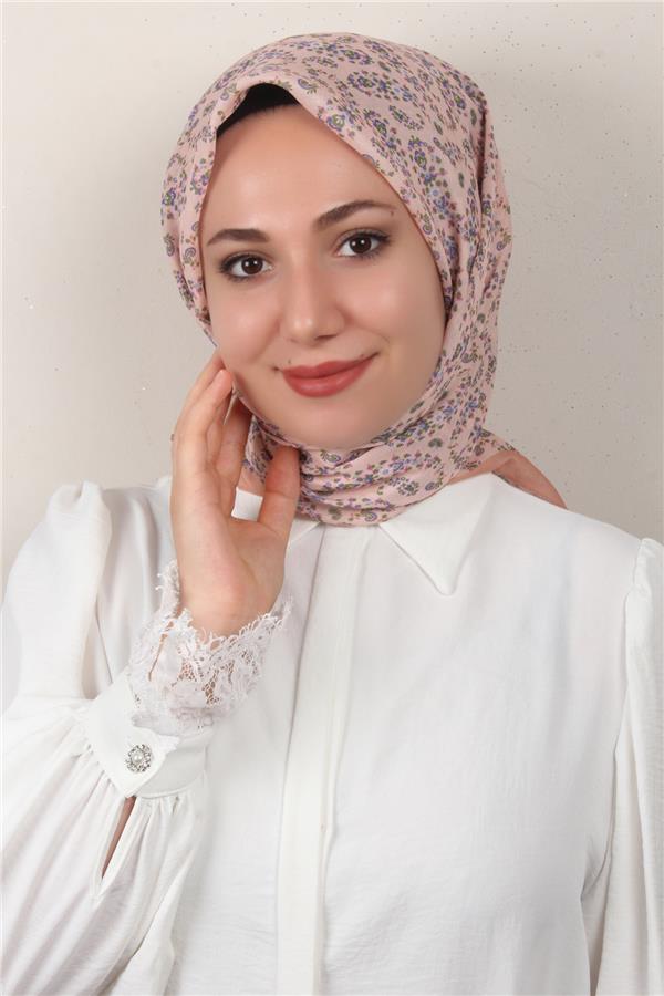 Nirvana Soft Eşarp 8094-9 Pastel Pembe