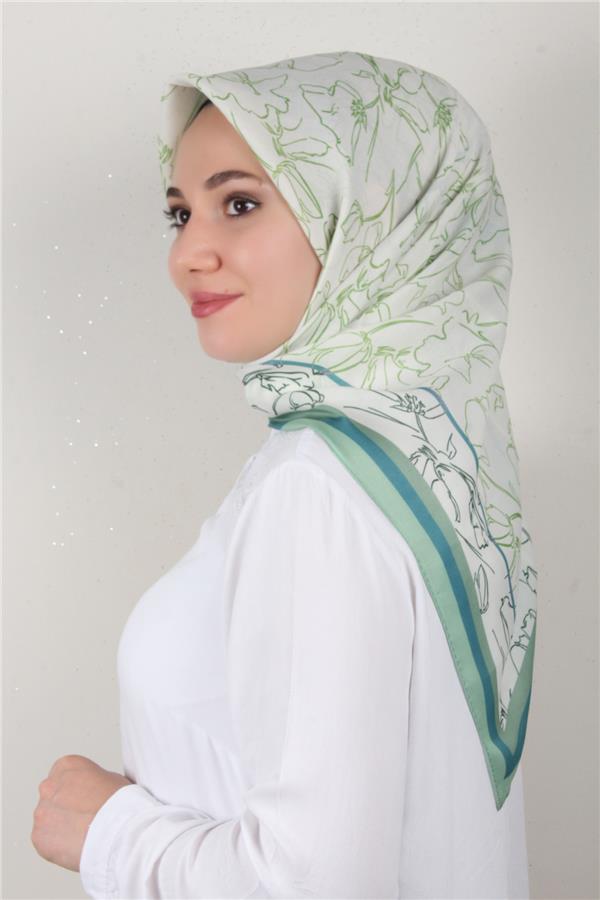 Nirvana Soft Eşarp 8098-10 Su Yeşili