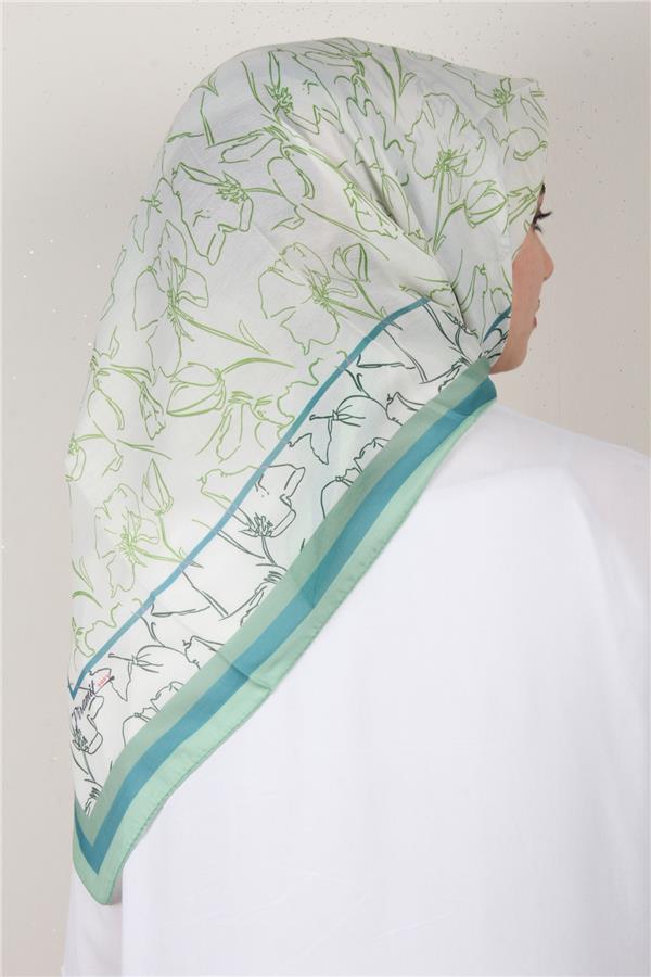 Nirvana Soft Eşarp 8098-10 Su Yeşili