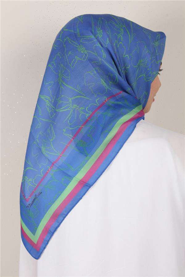 Nirvana Soft Eşarp 8098-14 İndigo