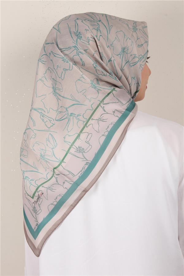 Nirvana Soft Eşarp 8098-16 Koyu Taş