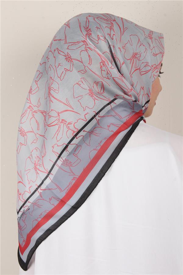 Nirvana Soft Eşarp 8098-17 Gri