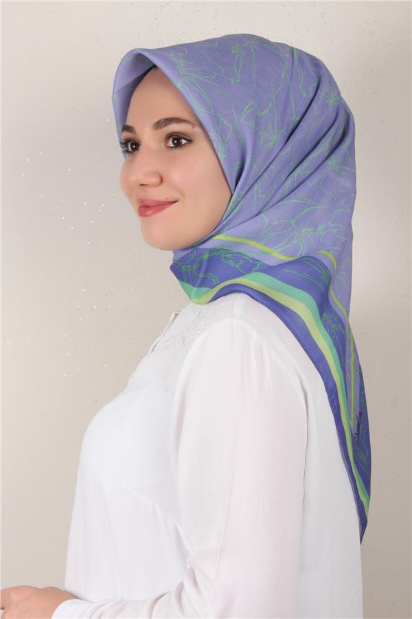 Nirvana Soft Eşarp 8098-4 Lila