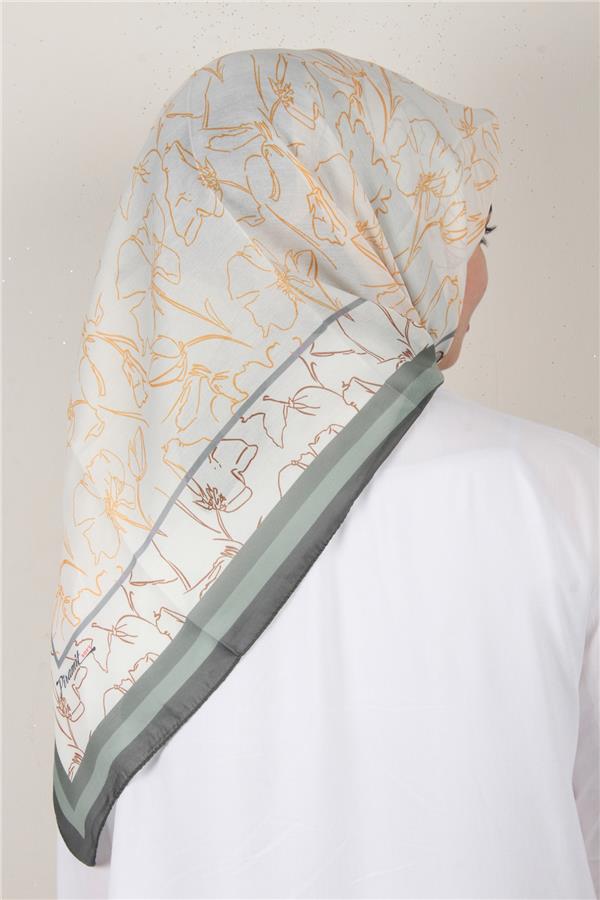 Nirvana Soft Eşarp 8098-9 Mint Yeşili