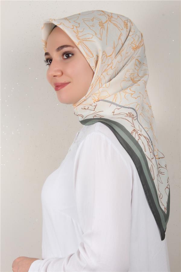 Nirvana Soft Eşarp 8098-9 Mint Yeşili