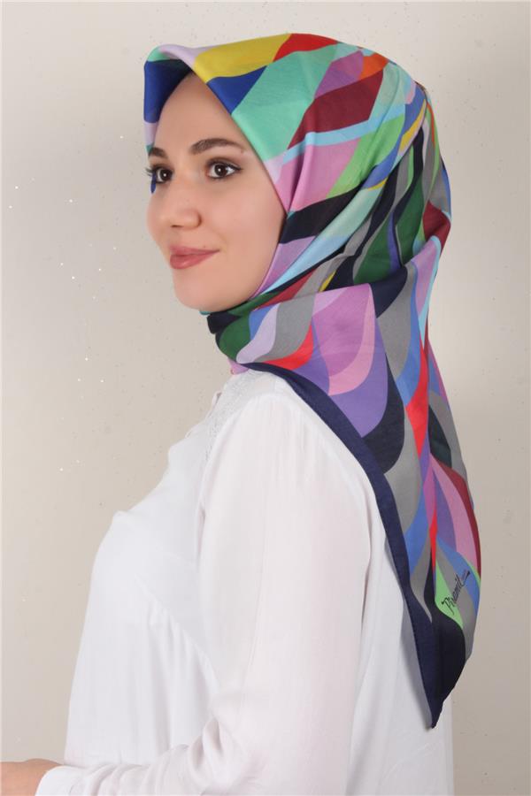 Nirvana Soft Eşarp 8099-1 Lacivert