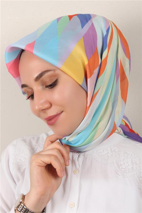 Nirvana Soft Eşarp 8099-13 Sümbül