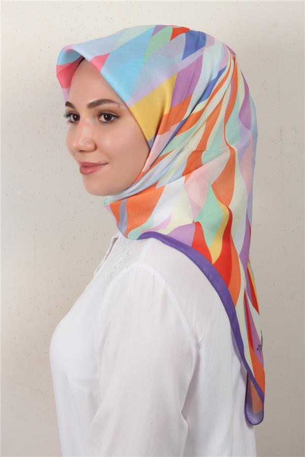 Nirvana Soft Eşarp 8099-13 Sümbül