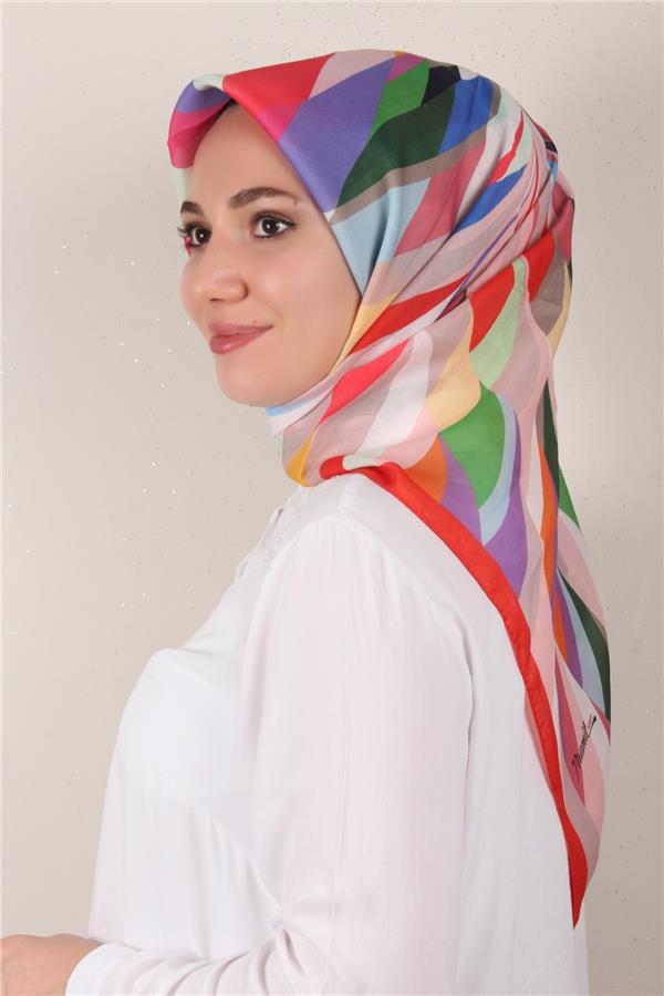 Nirvana Soft Eşarp 8099-4 Kırmızı