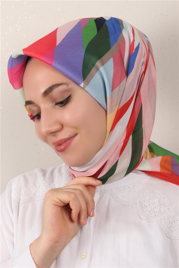 Nirvana Soft Eşarp 8099-4 Kırmızı