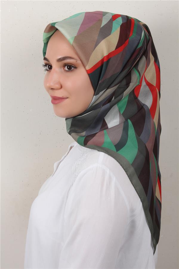 Nirvana Soft Eşarp 8099-6 Haki