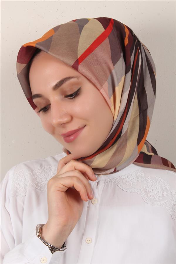 Nirvana Soft Eşarp 8099-8 Sütlü Kahve