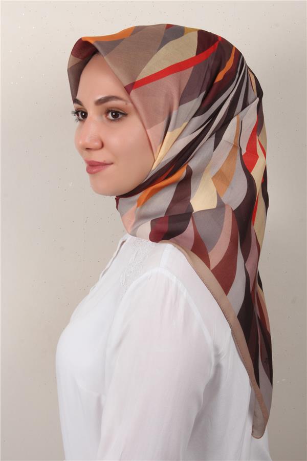 Nirvana Soft Eşarp 8099-8 Sütlü Kahve