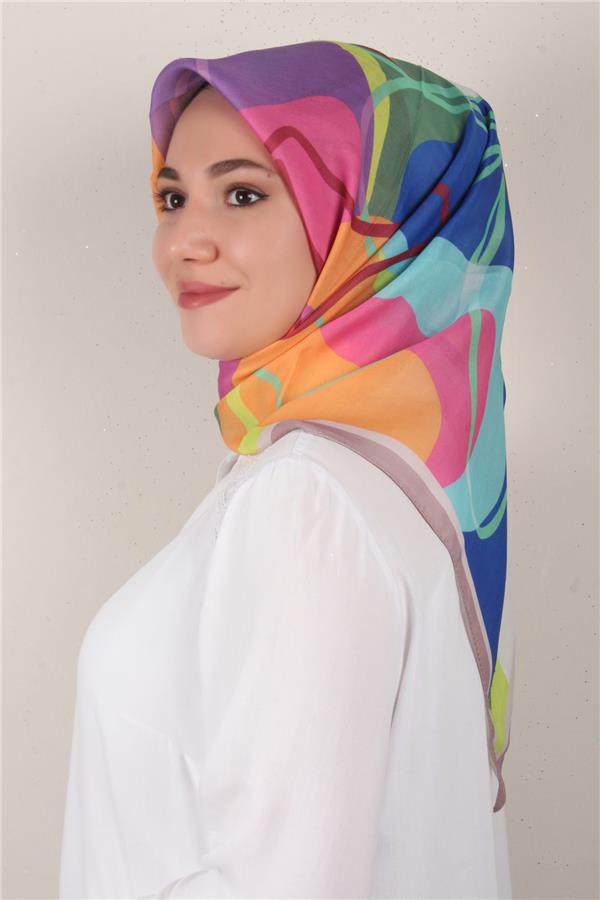 Nirvana Soft Eşarp 8100-1 Koyu Taş