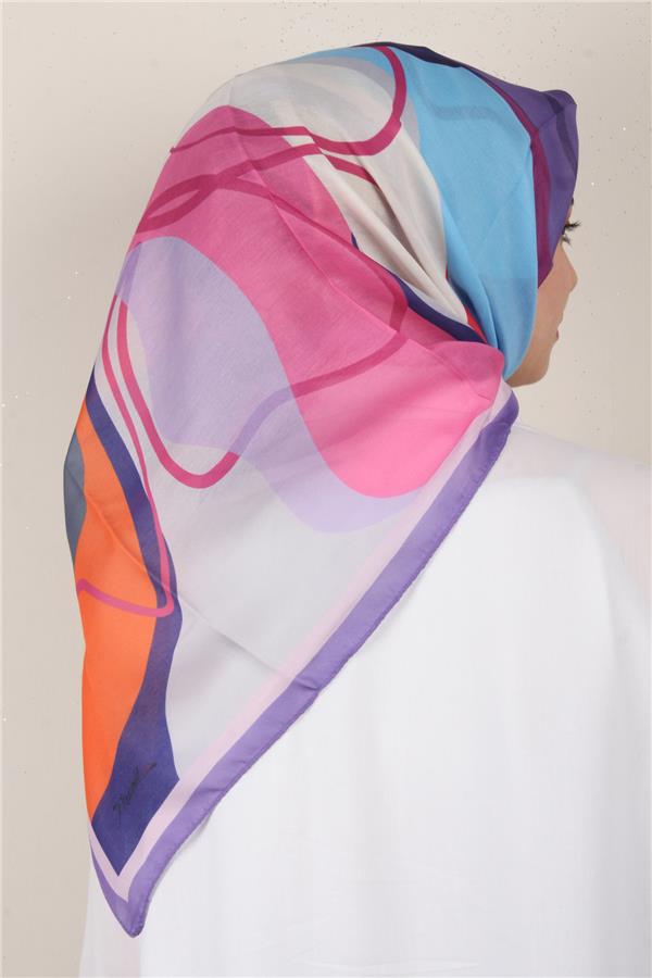 Nirvana Soft Eşarp 8100-11 Sümbül