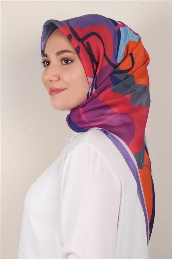 Nirvana Soft Eşarp 8100-11 Sümbül