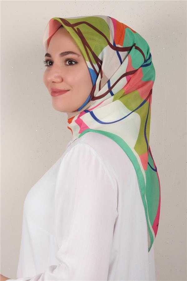 Nirvana Soft Eşarp 8100-13 Açık Yeşil