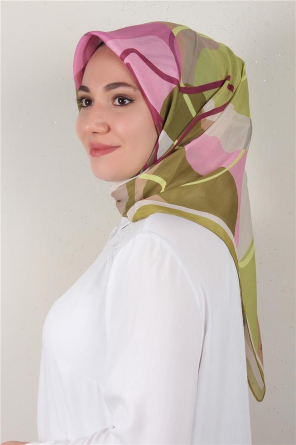 Nirvana Soft Eşarp 8100-3 Yağ Yeşili