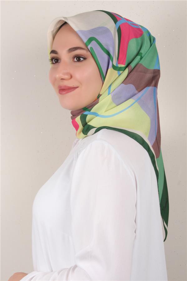 Nirvana Soft Eşarp 8100-4  Zümrüt