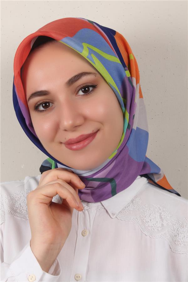 Nirvana Soft Eşarp 8100-5 Lacivert 